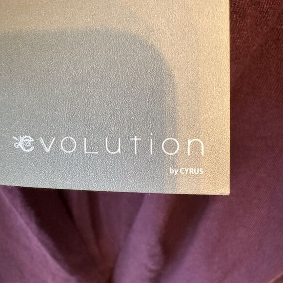 Evolution By Cyrus Cardigan S Button Sleeve Open Burgundy Merlot Wine NWT NEW - Picture 11 of 13
